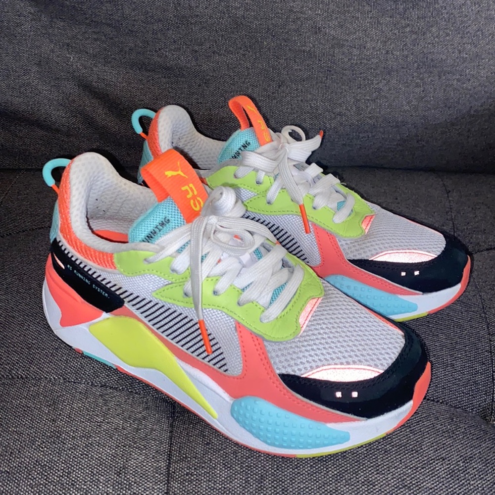 Colorful Pumas RS-X Running System Tennis Shoes